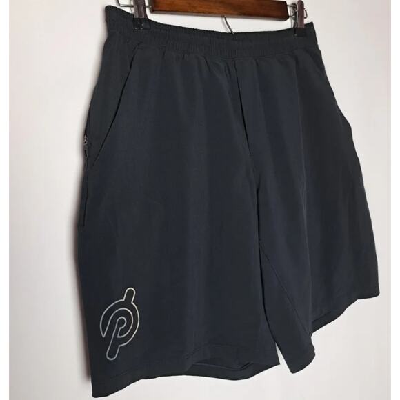 Lululemon x Peloton Men's Shorts Medium Black Pace Breaker Lined Drawstring 9 - Picture 3 of 5